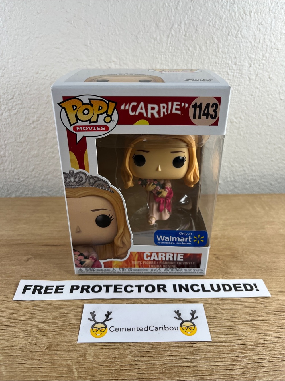Carrie Funko Pop #1143 Walmart Exclusive Stephen King Horror NEAR MINT
